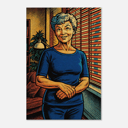 Personalized Mom Portrait – Canvas - Masterpiece Print