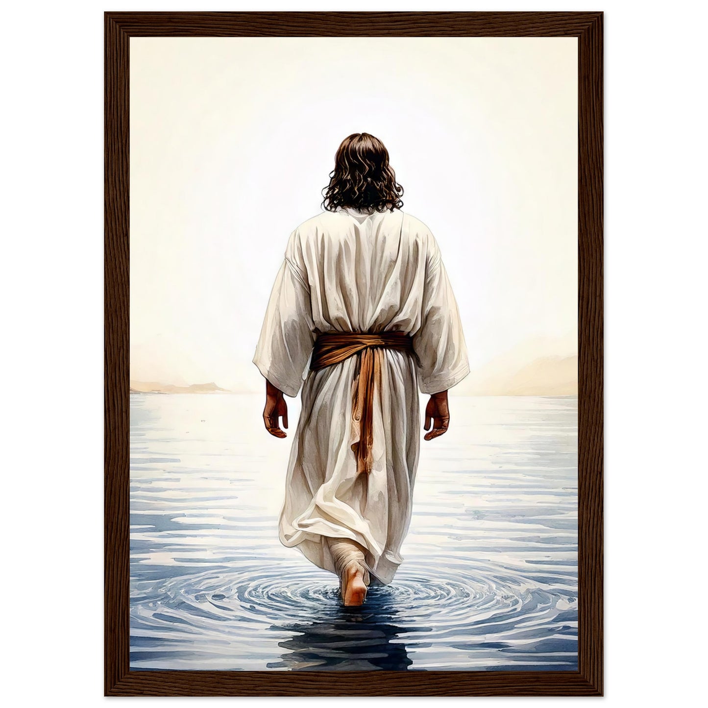 Walking on Water Framed Print - Masterpiece Print