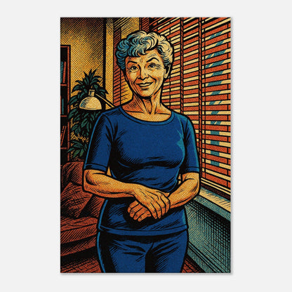 Personalized Mom Portrait – Canvas - Masterpiece Print