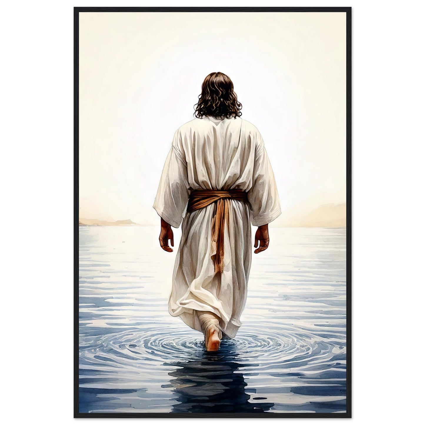 Walking on Water Framed Print - Masterpiece Print