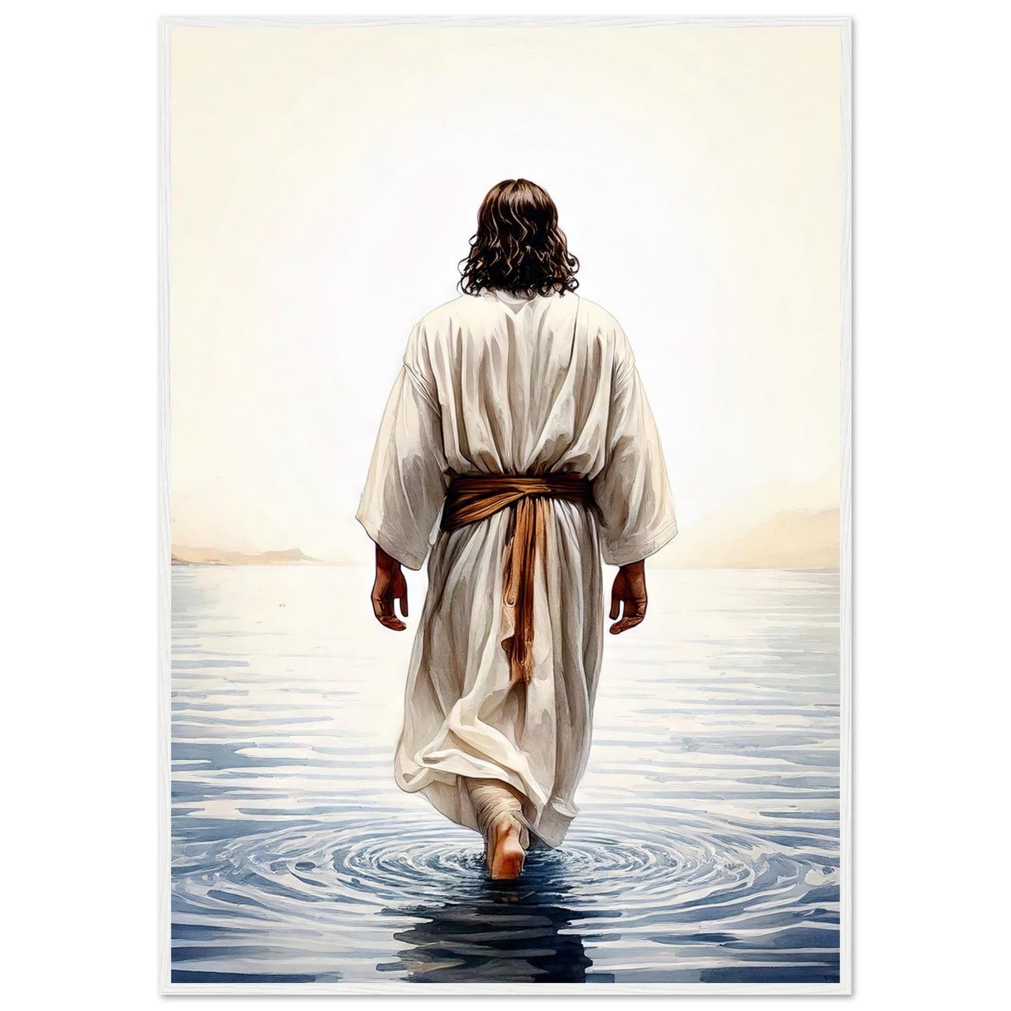 Walking on Water Framed Print - Masterpiece Print