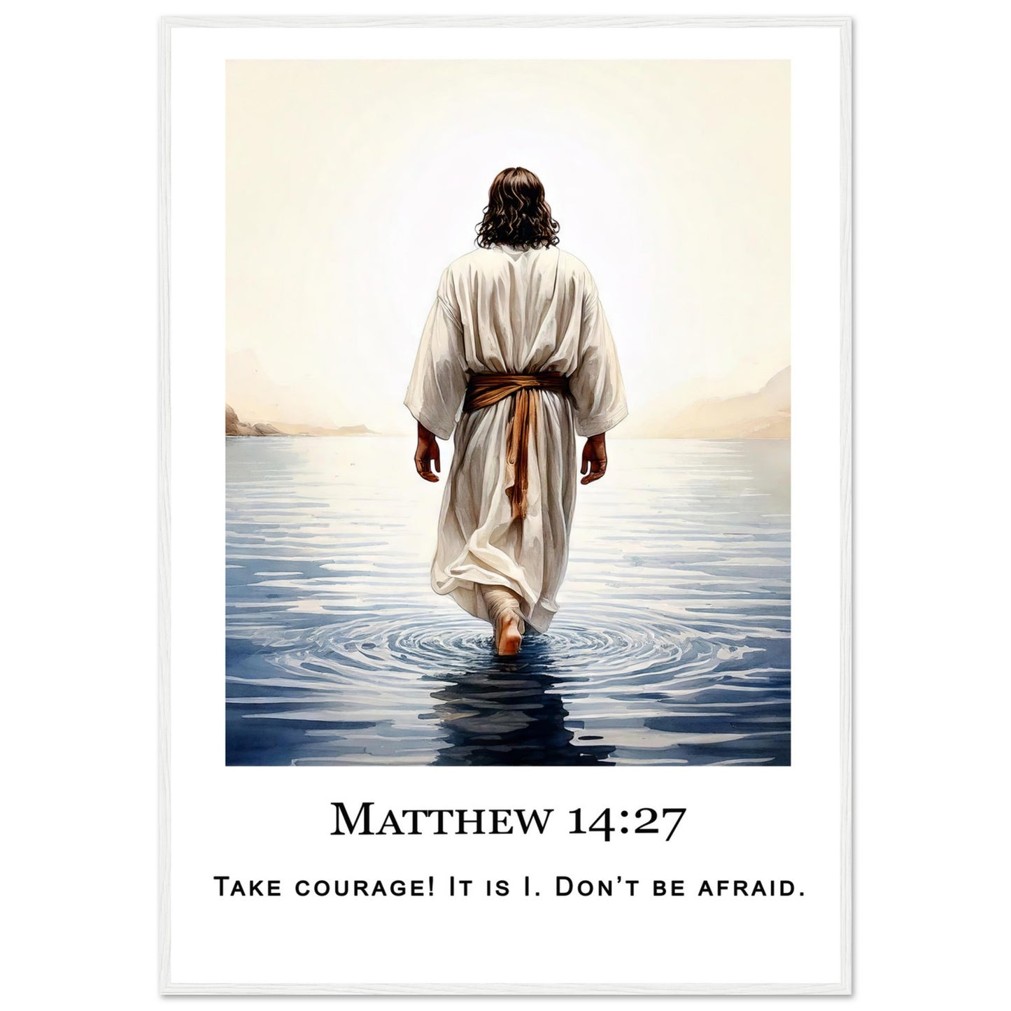 Walking on Water Framed Print - Masterpiece Print