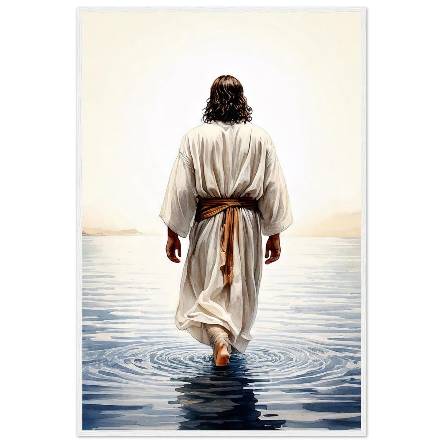 Walking on Water Framed Print - Masterpiece Print