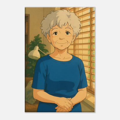 Personalized Mom Portrait – Canvas - Masterpiece Print
